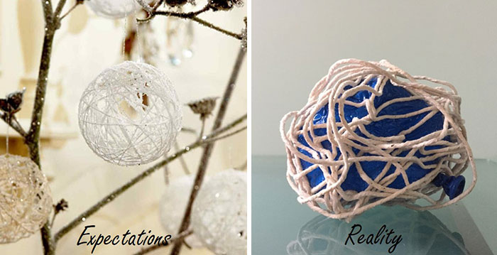 I Tried To Make Handcrafted Xmas Decorations... And Failed I Tried To Make Handcrafted Xmas Decorations... And Failed