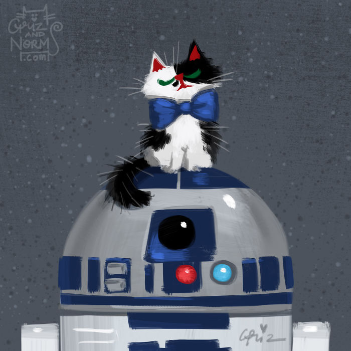 I Work At Walt Disney And In My Free Time I Draw Star Wars Characters And Their Cats I Work At Walt Disney And In My Free Time I Draw Star Wars Characters And Their Cats
