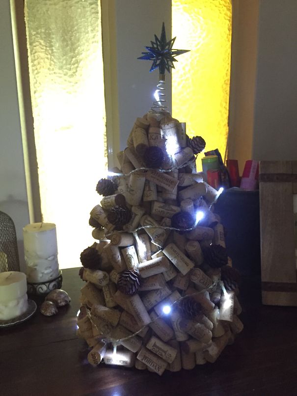 Wine Cork Christmas Tree