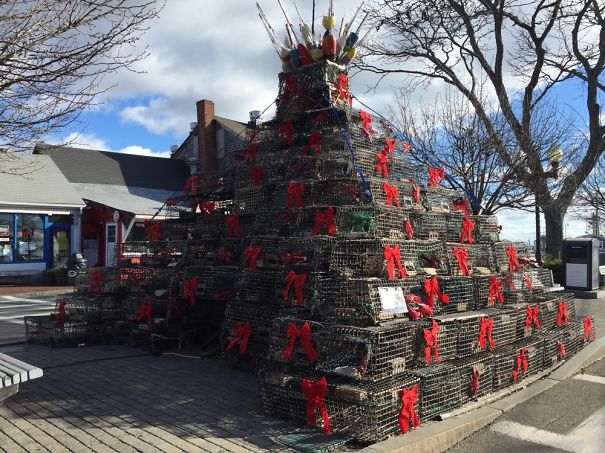 Lobster Cages In Province Town, Massachussets
