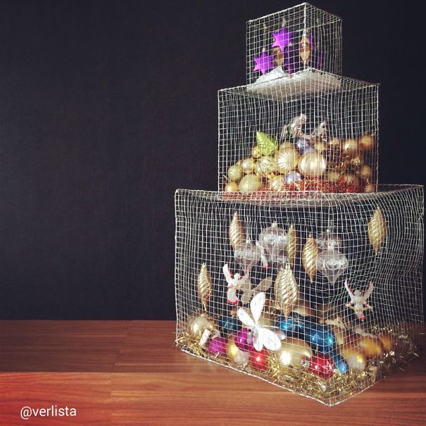 Wire Mesh Christmas Tree