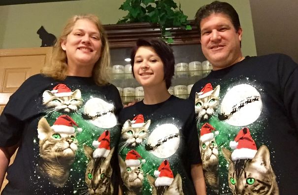 Cosmic Santa Cats Trifecta