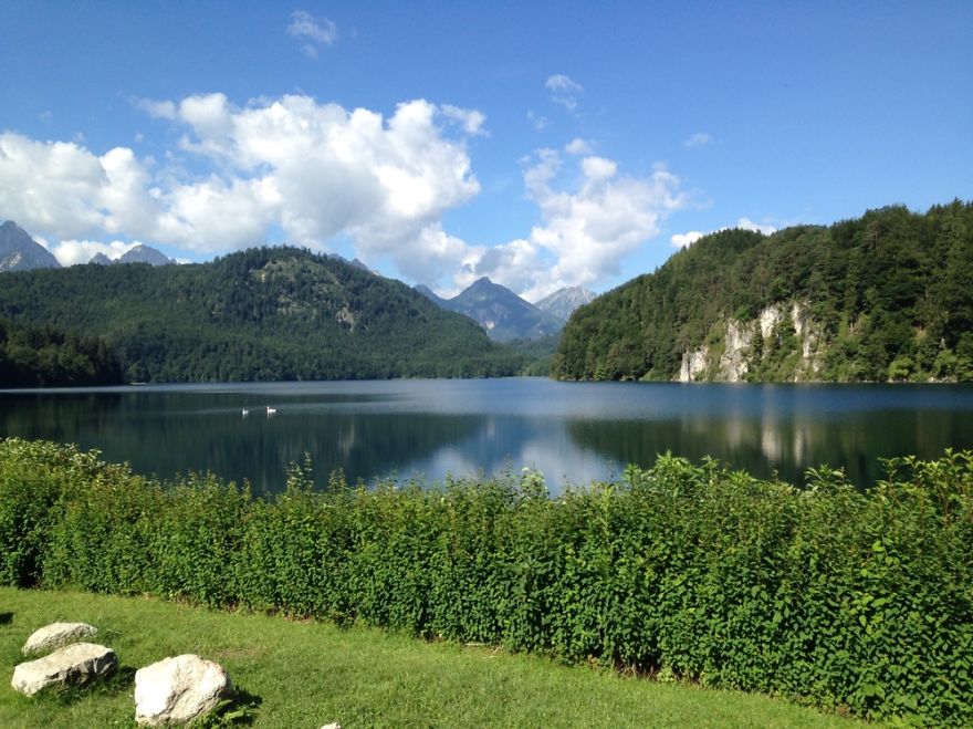 Lake Outside Neuschwanstein Castle