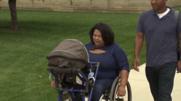 Alden Kain, 16 Y.o., Invented A Stroller Wheelchair For A Mom-to-be Whose Legs Were Paralyzed.