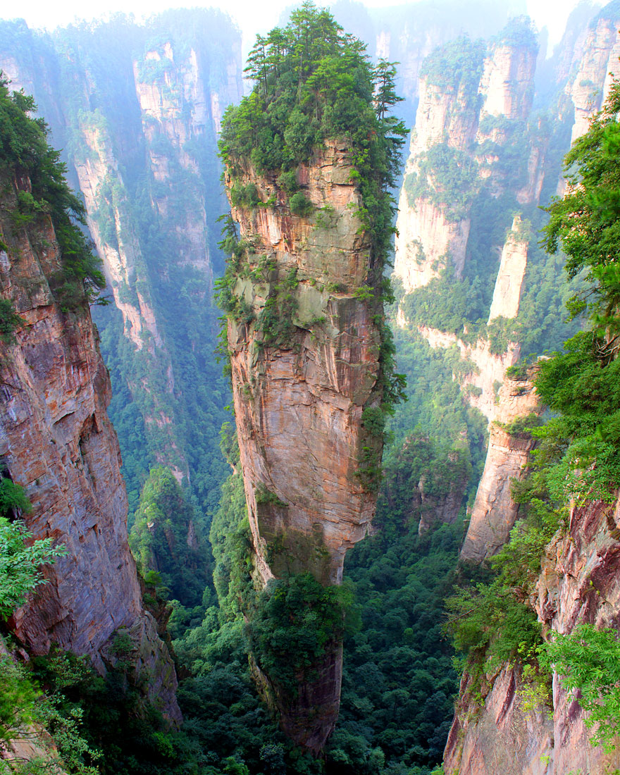 Tianzi Mountains In China