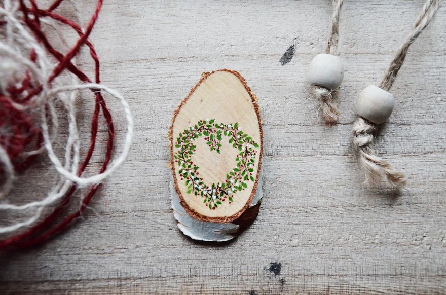 It’s The Little Things That Make Christmas Special, So I Paint Them On Small Pieces Of Wood