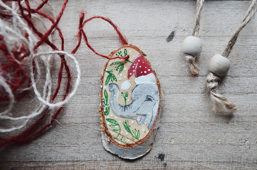 It’s The Little Things That Make Christmas Special, So I Paint Them On Small Pieces Of Wood