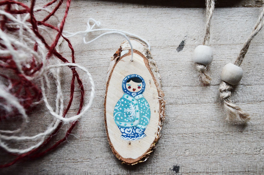 It’s The Little Things That Make Christmas Special, So I Paint Them On Small Pieces Of Wood