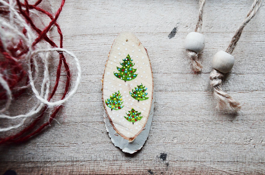 It’s The Little Things That Make Christmas Special, So I Paint Them On Small Pieces Of Wood