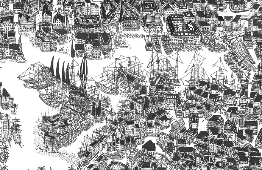 I've Been Developing This Maze City For 5 Years While Travelling Around The World