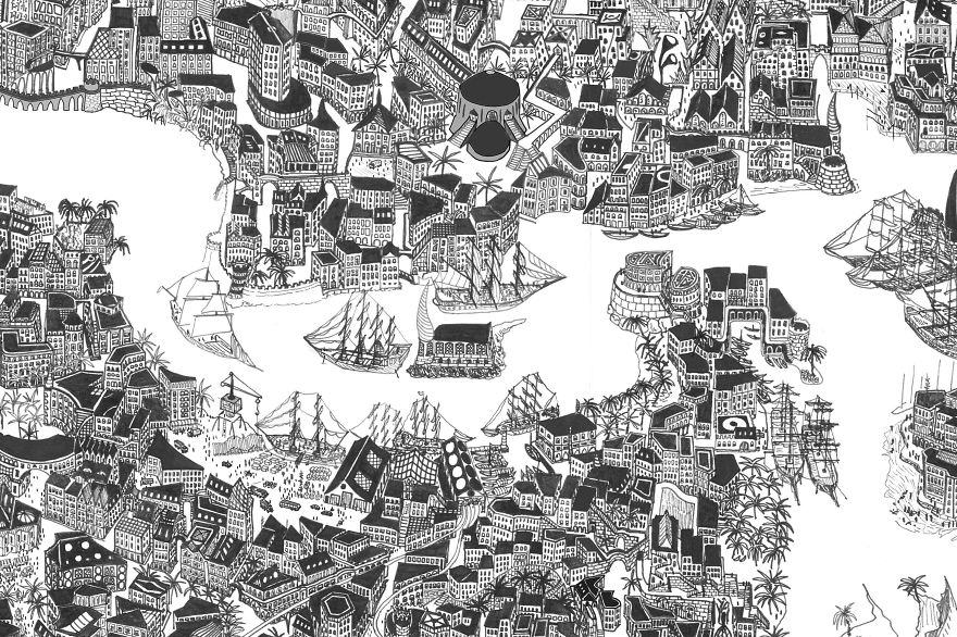 I've Been Developing This Maze City For 5 Years While Travelling Around The World