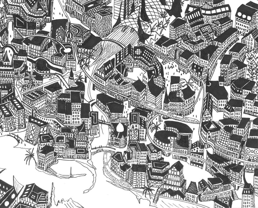 I've Been Developing This Maze City For 5 Years While Travelling Around The World