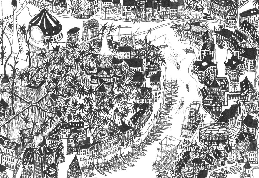 I've Been Developing This Maze City For 5 Years While Travelling Around The World