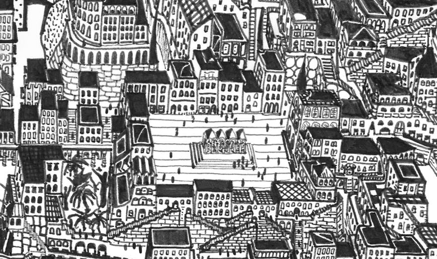 I've Been Developing This Maze City For 5 Years While Travelling Around The World