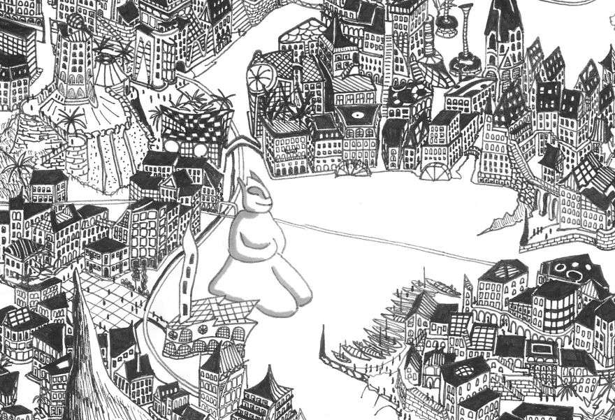 I've Been Developing This Maze City For 5 Years While Travelling Around The World I've Been Developing This Maze City For 5 Years While Travelling Around The World