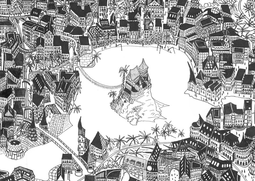 I've Been Developing This Maze City For 5 Years While Travelling Around The World