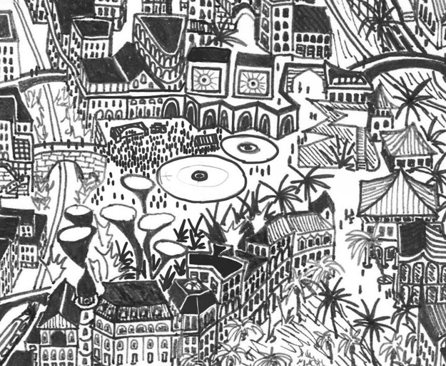 I've Been Developing This Maze City For 5 Years While Travelling Around The World