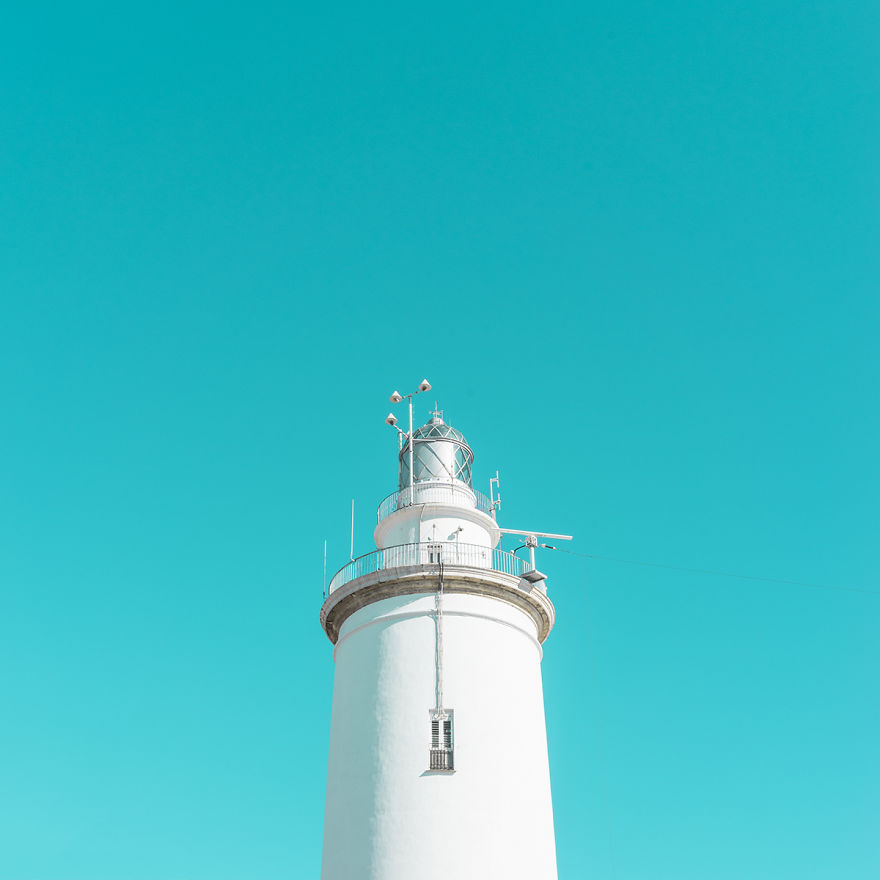 Malaga Sky: Minimalistic Photo Walk Around My City