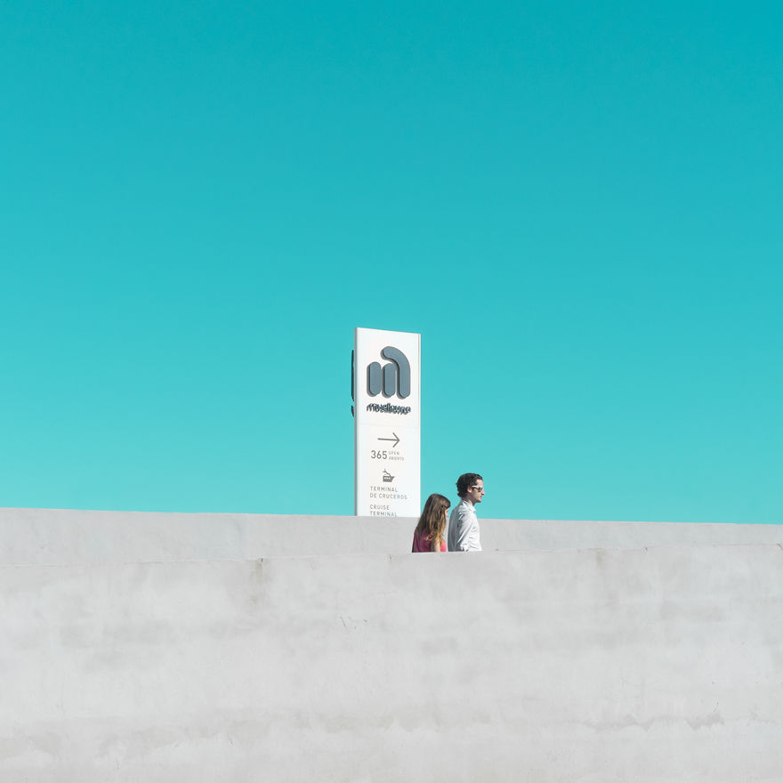 Malaga Sky: Minimalistic Photo Walk Around My City