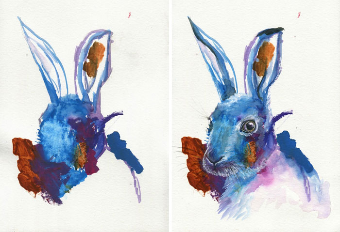 Mom Turns Her 3-Year-Old’s Doodles Into Paintings