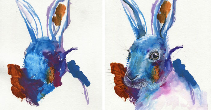 Mom Turns Her 3-Year-Old’s Doodles Into Paintings