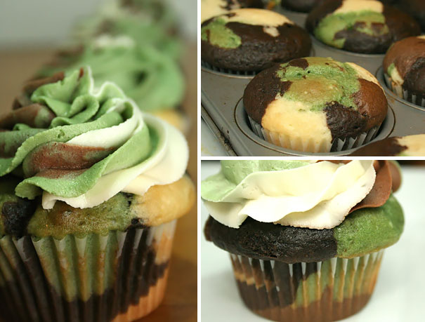 Camo Cupcakes