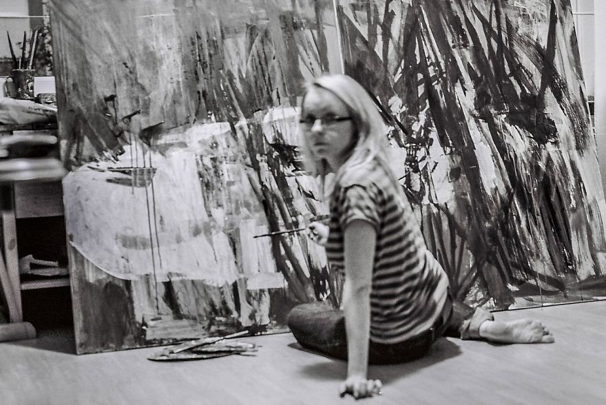 My Wife Is Disapearing In Parallel Unieverse Through Her Art