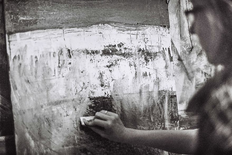 My Wife Is Disapearing In Parallel Unieverse Through Her Art