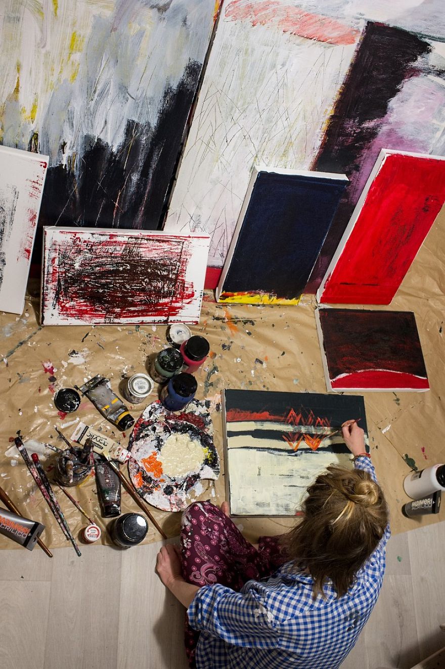 My Wife Is Disapearing In Parallel Unieverse Through Her Art