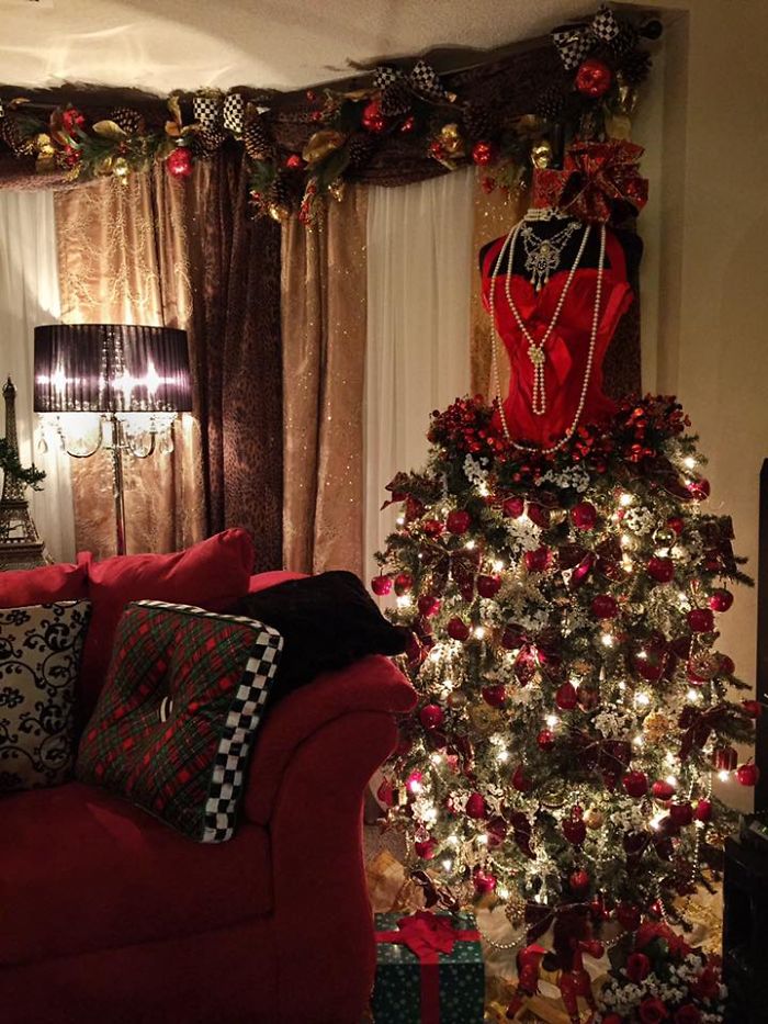 Recycled Charlie Brown Christmas Tree!