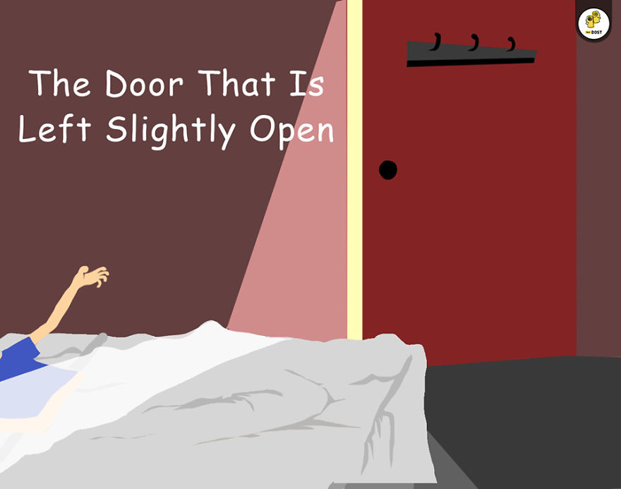 Slightly Opened Door