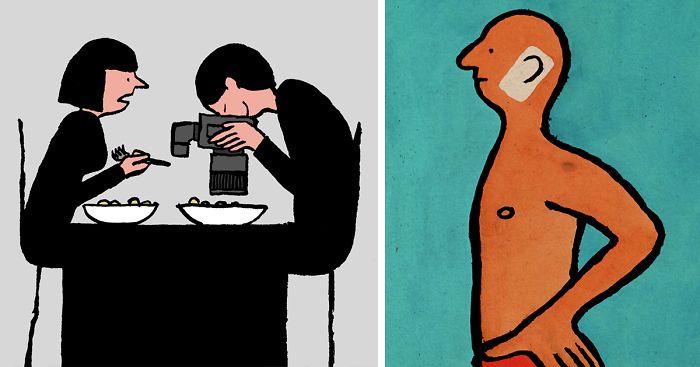 How Addiction To Technology Is Taking Over Our Lives In Illustrations By Jean Jullien