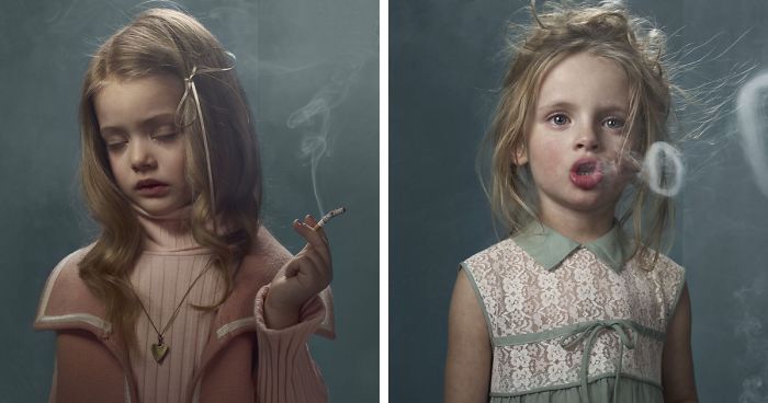 Smoking Kids: Photoshoot Shows How Adults Influence Youth