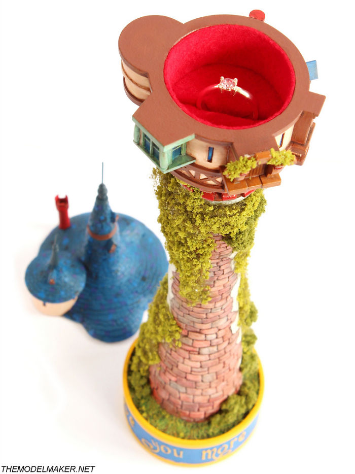 Tangled Tower Ring Box
