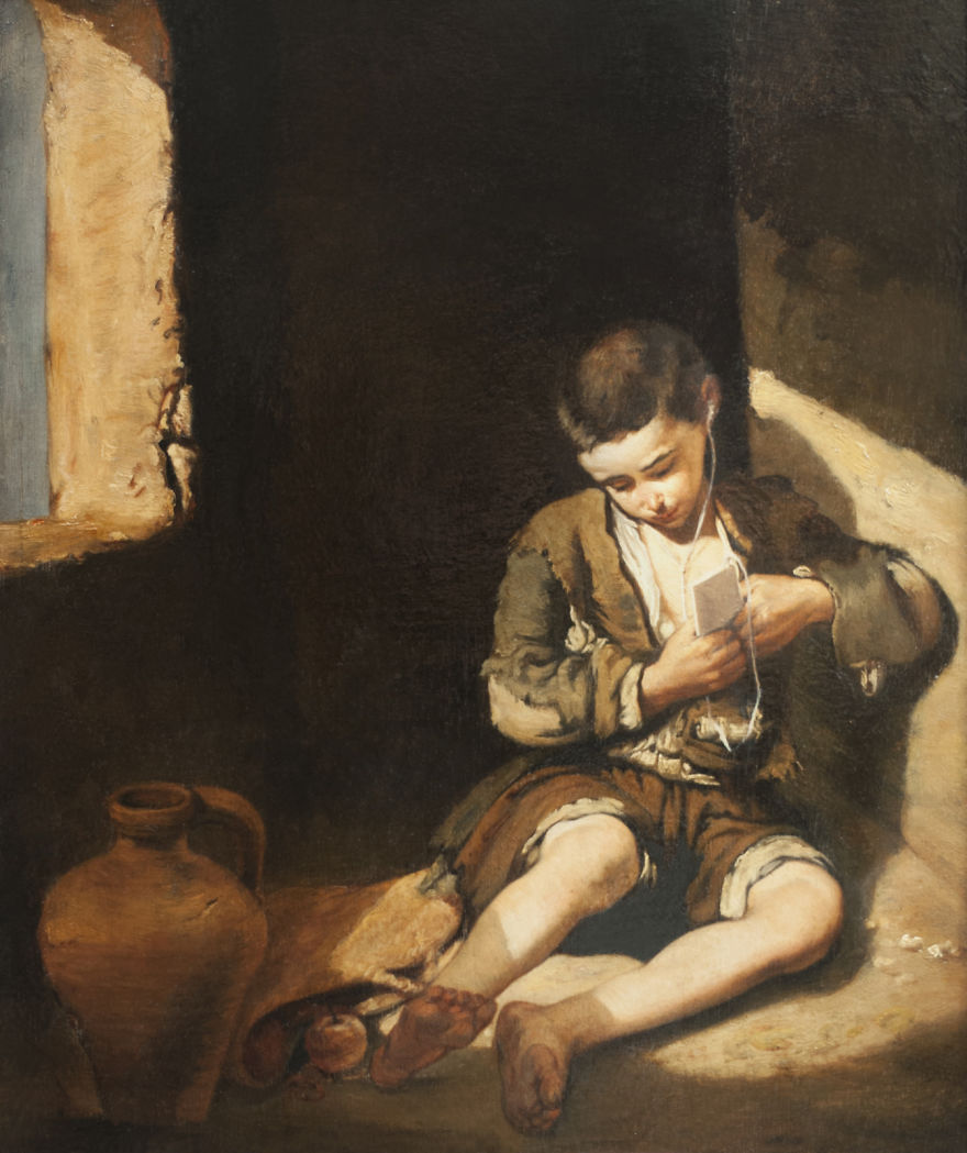 French Artist Restores Flea Market Paintings And Adds His Own Stories To Them French Artist Restores Flea Market Paintings And Adds His Own Stories To Them