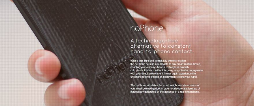 The Fix For Your Phone Addiction? A Fake Phone The Fix For Your Phone Addiction? A Fake Phone