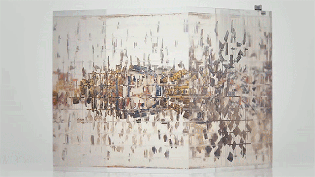 This Sculpture Contains Six Hidden Anamorphic Paintings