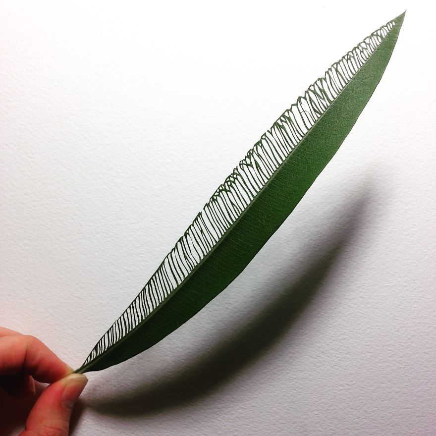 I Transform Leaves Into Art With Embroidery