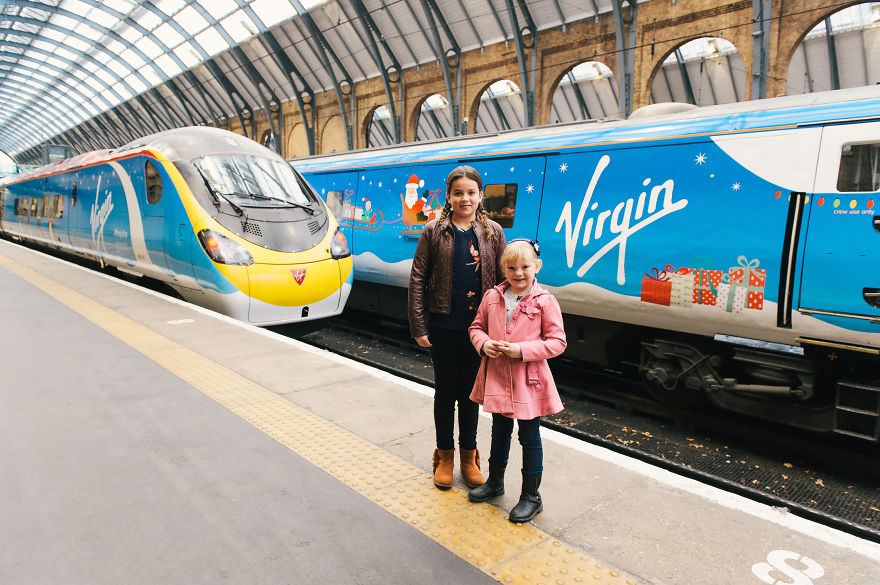 Virgin Media Unveils Flagship Christmas Trains Designed By Children Virgin Media Unveils Flagship Christmas Trains Designed By Children