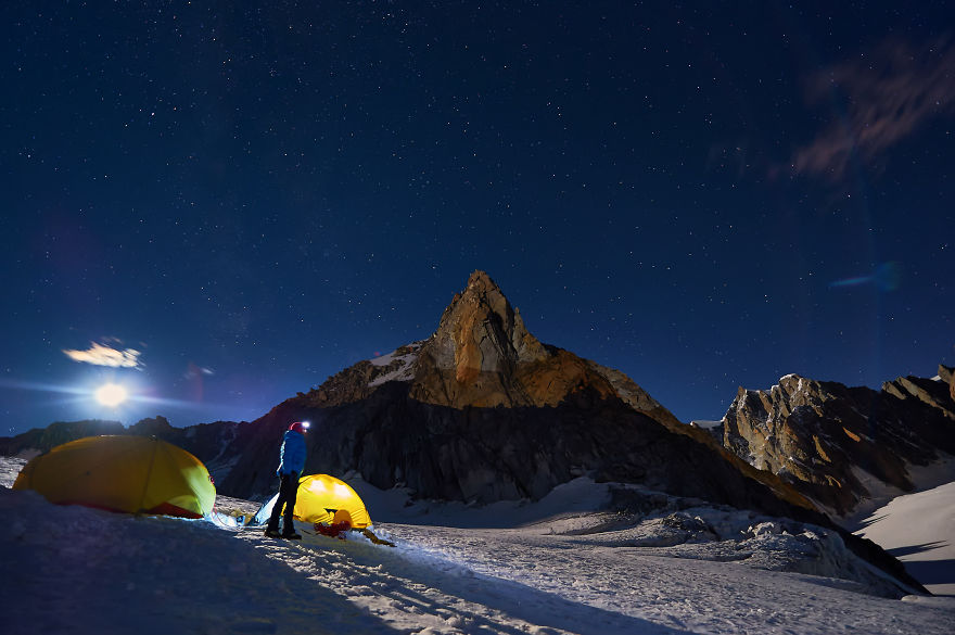 We Went Camping On Alpine Glaciers To Capture The Beauty Of The Starry Skies