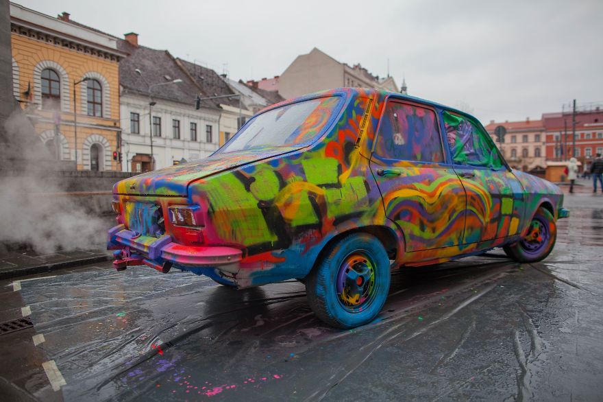 What Happens If You Leave A Car In The City Center Of Cluj, Romania?