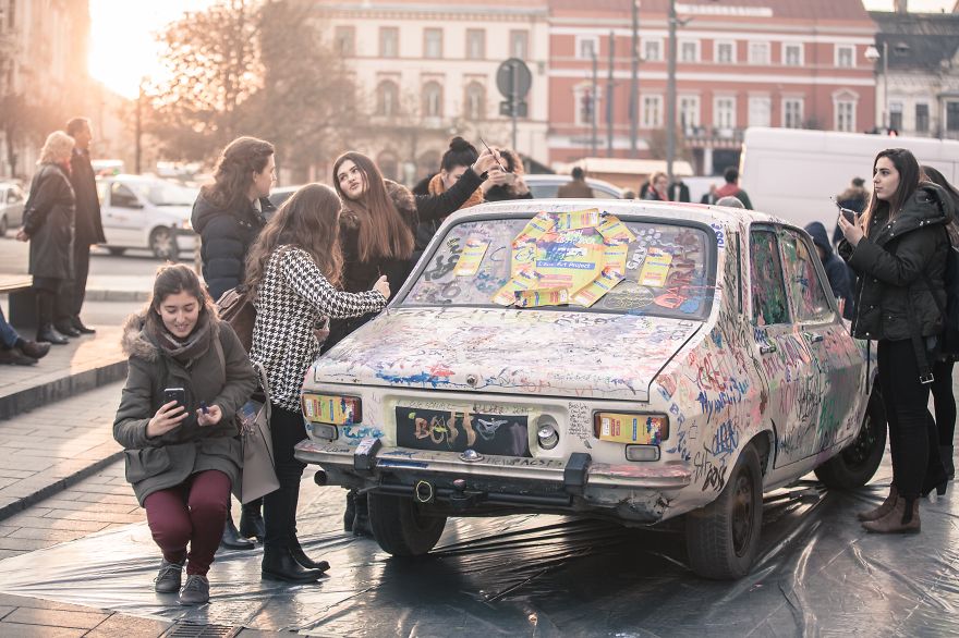 What Happens If You Leave A Car In The City Center Of Cluj, Romania?