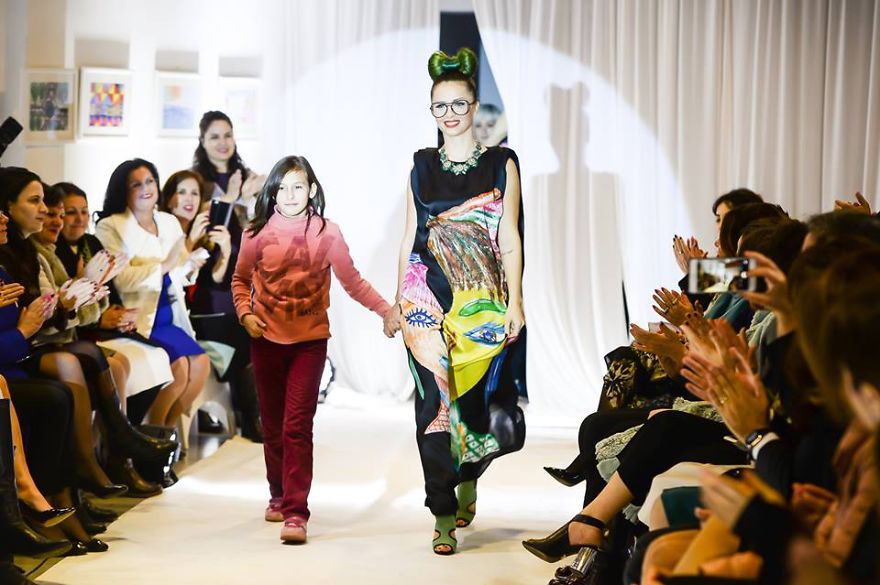 Deaf Pupils' Drawings Turned Into A Beautiful Fashion Collection