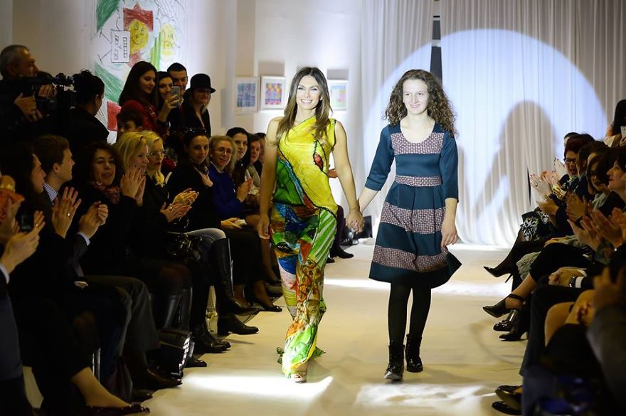 Deaf Pupils' Drawings Turned Into A Beautiful Fashion Collection