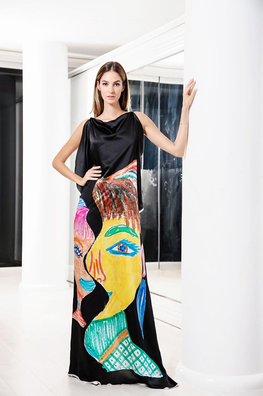 Deaf Pupils' Drawings Turned Into A Beautiful Fashion Collection Deaf Pupils' Drawings Turned Into A Beautiful Fashion Collection