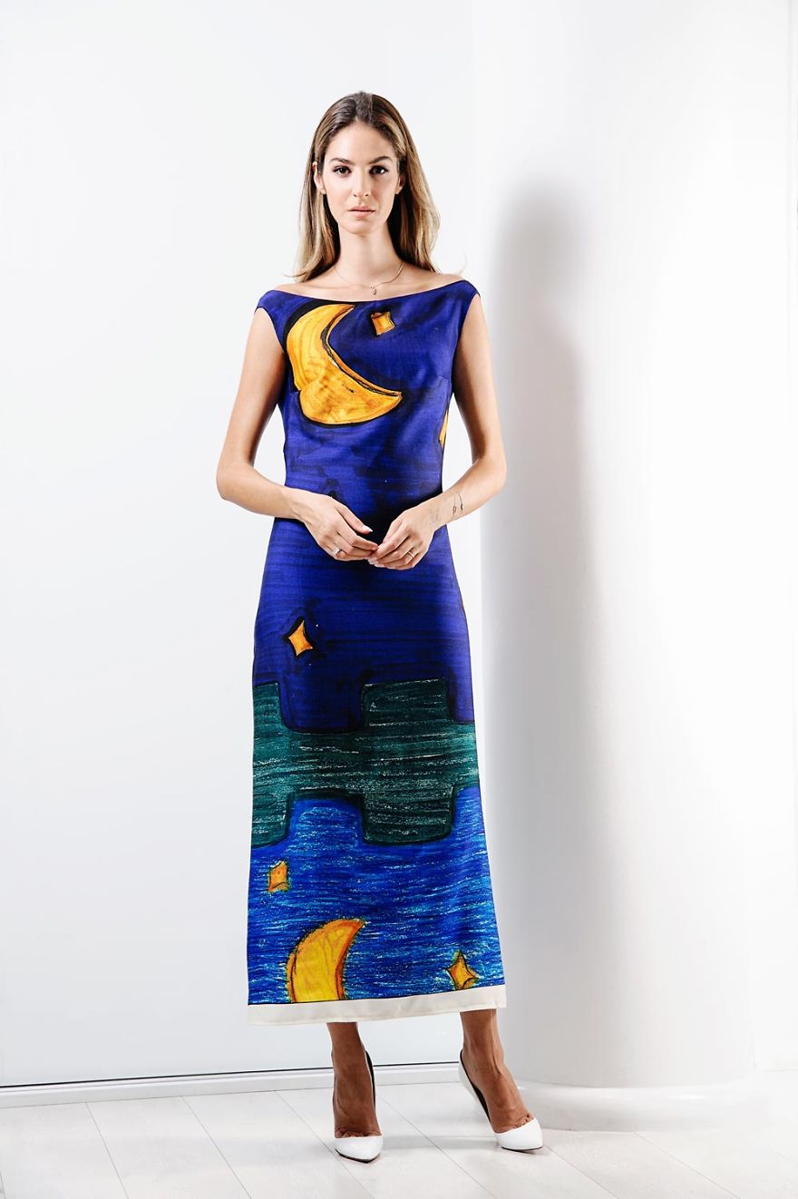 Deaf Pupils' Drawings Turned Into A Beautiful Fashion Collection