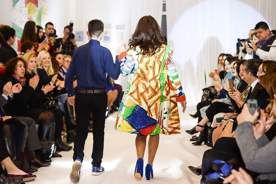 Deaf Pupils' Drawings Turned Into A Beautiful Fashion Collection