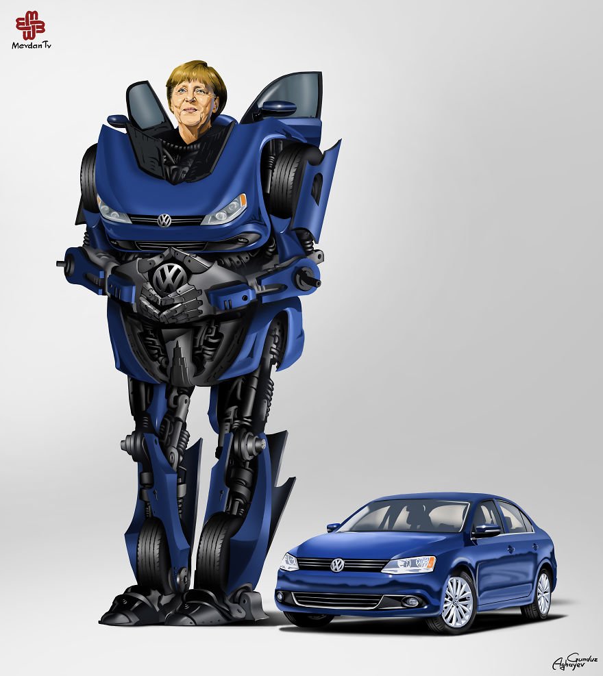 World Leaders Illustrated As Transformers By Gunduz Aghayev World Leaders Illustrated As Transformers By Gunduz Aghayev