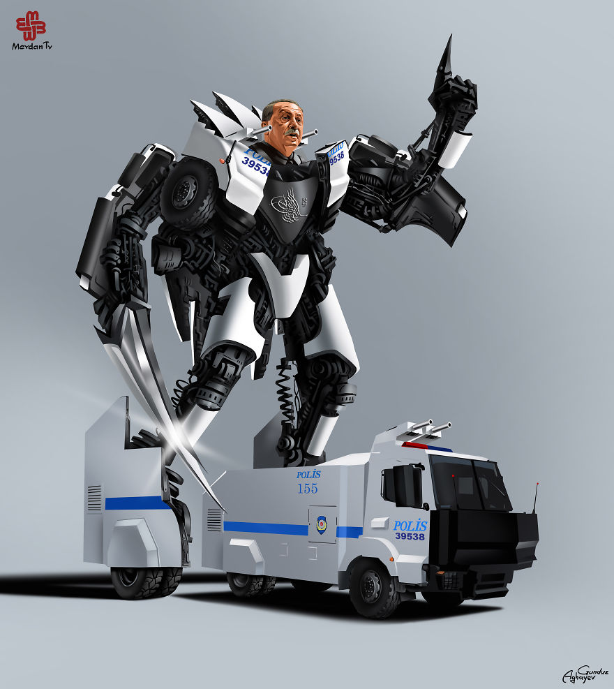 World Leaders Illustrated As Transformers By Gunduz Aghayev World Leaders Illustrated As Transformers By Gunduz Aghayev
