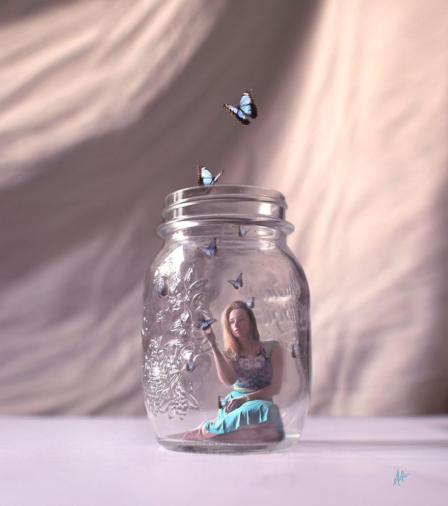 Self-Taught Artist Captures The Connection Between Humans And Nature In Self-Portraits